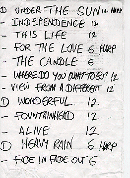 Setlist