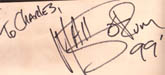 Matt's Autograph